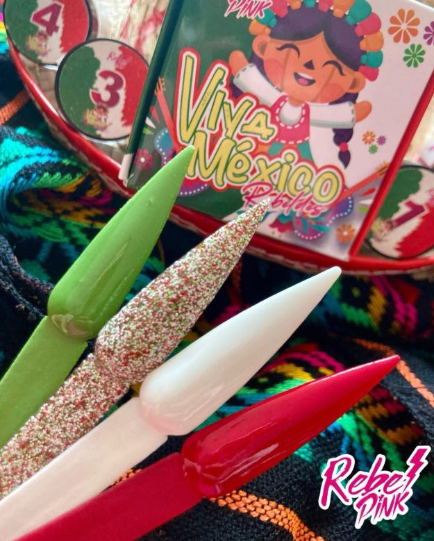 COLECCION ACRILICOS VIVA MEXICO REBEL PINK
